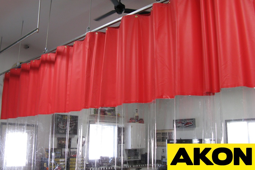 industrial sliding curtains Sliding industrial curtains