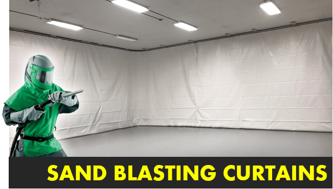 sand blasting curtains for enclosures sand blasting curtains for enclosures