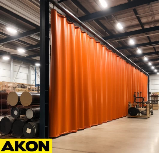 industrial curtains vinyl PVC