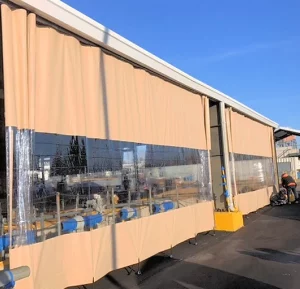 industrial curtains for outdoors