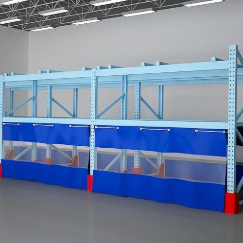 Waterproof Curtains Racking Pallet Rack Curtains | Pallet Rack Covers – AKON Curtains Limited