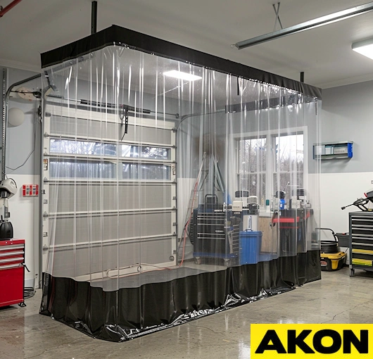 body shop enclosure curtains