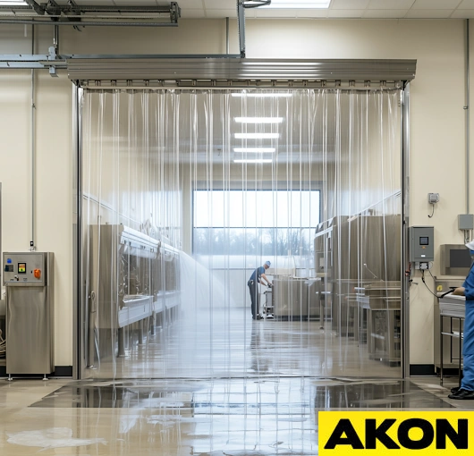 food grade clear curtains for wash down USDA CFIA food grade clear curtains for wash down USDA CFIA