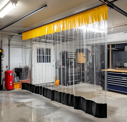 shop divider curtains