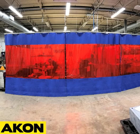 welding cell curtains for sparks