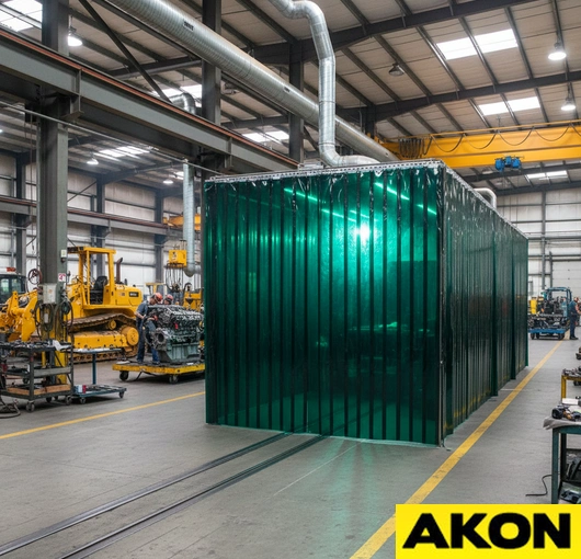 Green Welding Strip Curtains - Image 5