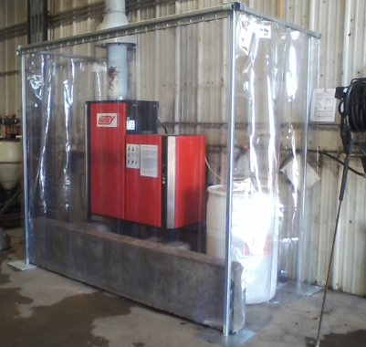 splash containment enclosure splash containment enclosure