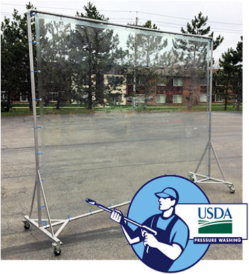 Portable-USDA-Wash-Down-Screen Portable-USDA-Wash-Down-Screen