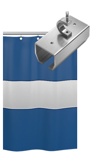 beam clamp industrial curtains beam clamp industrial curtains