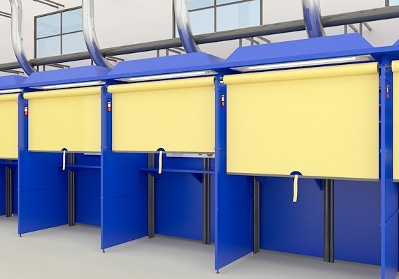 welding-booth-curtains-retractable welding-booth-curtains-retractable