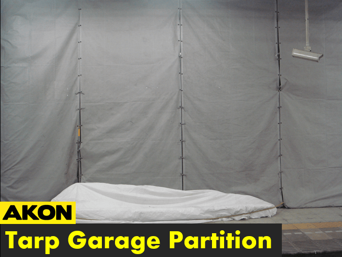 tarp garage partition using a tarp garage partition idea