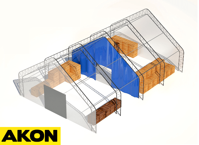 divide-fabric-building Divide Your Fabric Building With a Curtain