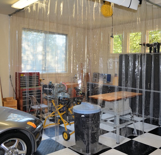 clear garage curtains clear curtains for dividing a garage