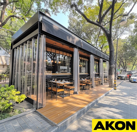 industrial clear curtains custom (2)