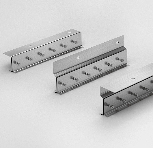 strip curtain door hardware