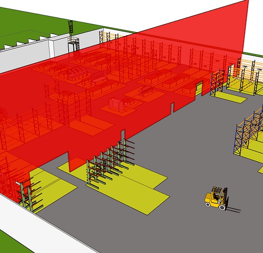 warehouse curtains for dividing warehouses