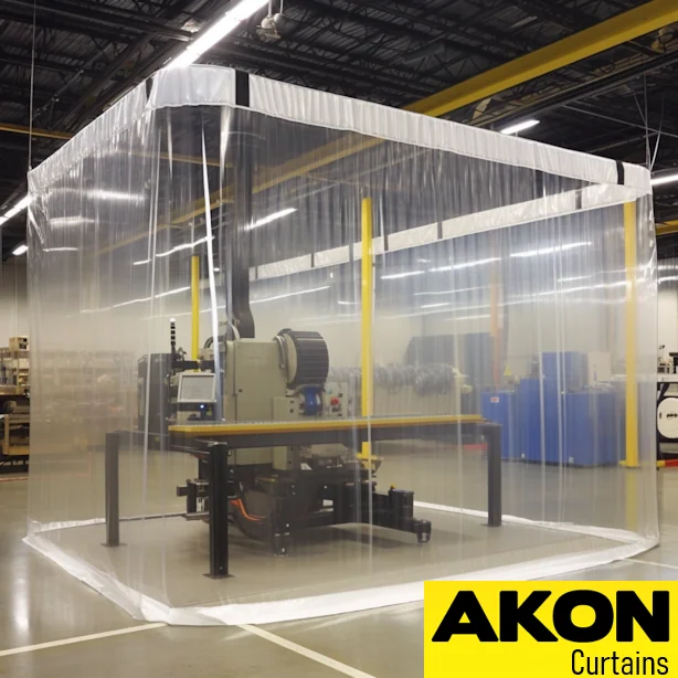 cnc dust control enclosure curtains 2 cnc dust control enclosure curtains 2