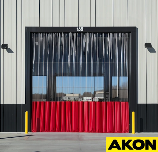Outdoor custom vinyl curtains industrial and commercial (2)