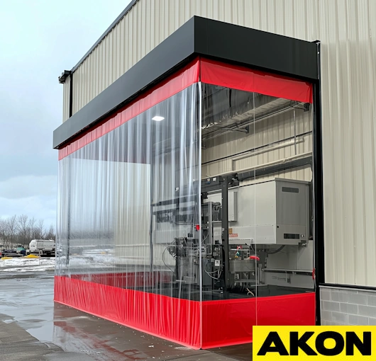 Outdoor custom vinyl curtains industrial and commercial (3)