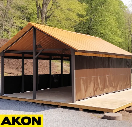 carport curtains windblock shades