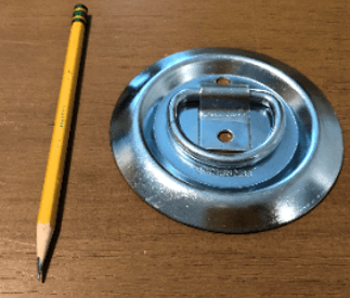Capture floor anchors for curtains