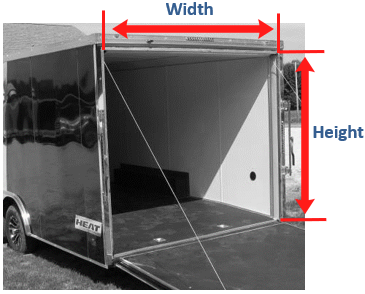 Trailer Curtain Dimensions
