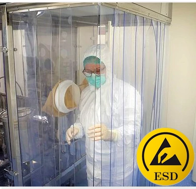 esd pvc strip curtain flaps esd pvc strip curtain flaps