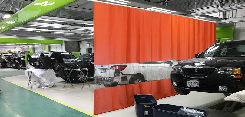 prep body shop curtain walls prep body shop curtain walls