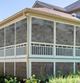 clear patio tarps custom made