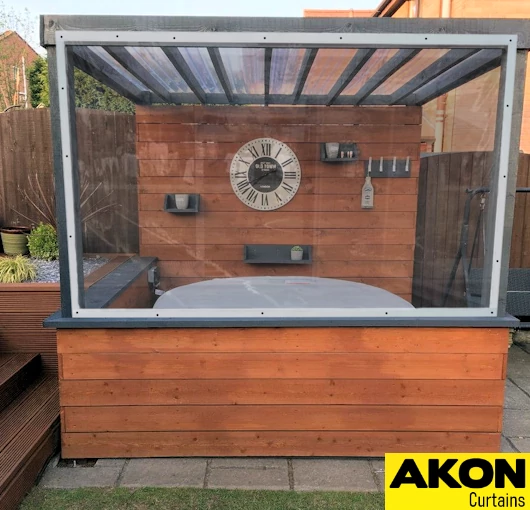 clear pergola curtain tarp sidewalls (4)