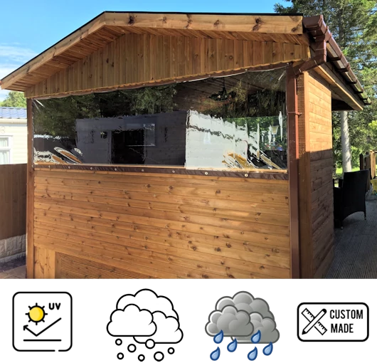 hot tub enclosure curtains