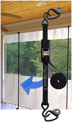 outdoor curtain wind strapping outdoor curtain wind strapping