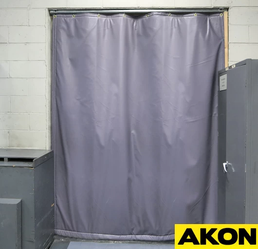 insulated shop door curtain