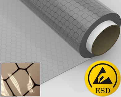 esd grid honeycomb film esd grid honeycomb film
