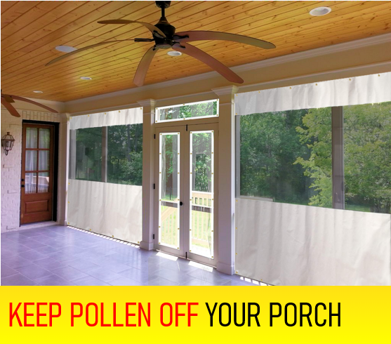 how to keep pollen out of screen porch how to keep pollen out of screen porch