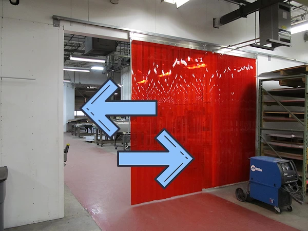 sliding strip curtain door sliding strip curtain door
