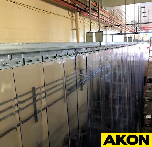 sliding strip curtains