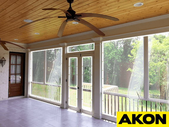 how to make outdoor vinyl curtains