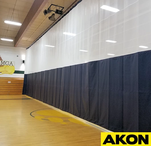 gym partition curtains