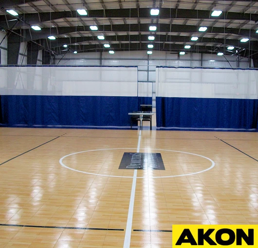 gymnasium curtains