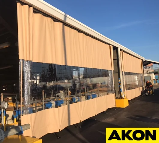 outdoor warehouse weather curtains outdoor warehouse weather curtains