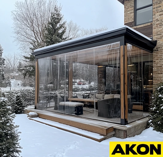 awning clear side panels