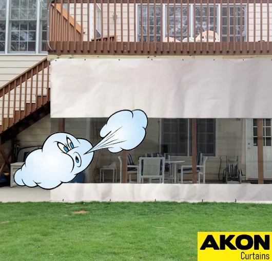 clear wind blocker for patio 2