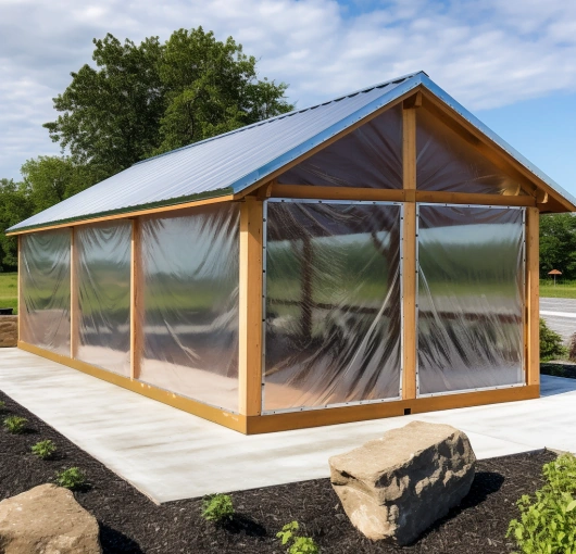 clear wind blocking panels for porch and patios