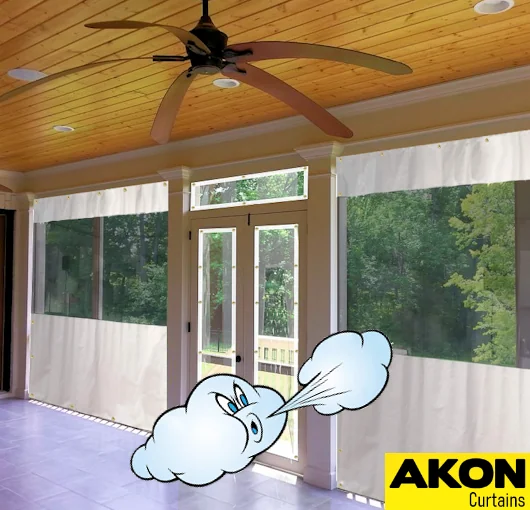 clear wind stopper or patio