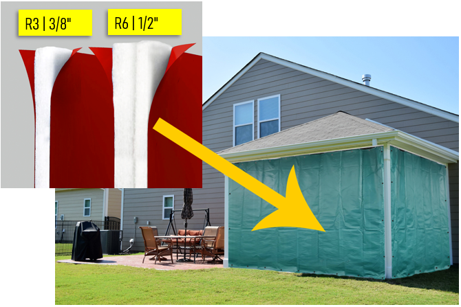 insulated curtains for patio enclosue covers cover your patio or screened porch with insulated curtain enclosures