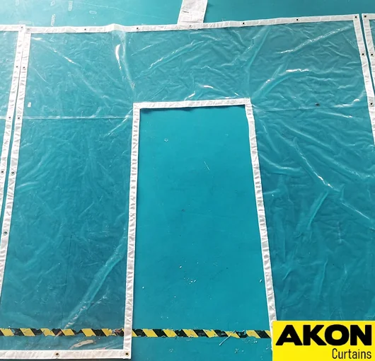 custom shaped tarps clear
