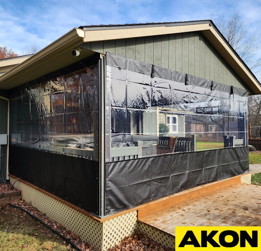 roll up patio curtain enclosure for winter