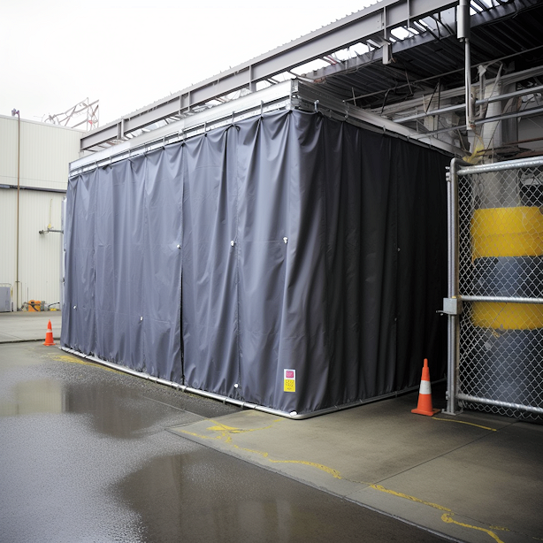 insulated curtain enclosure outdoors industrial insulated curtain enclosure outdoors industrial