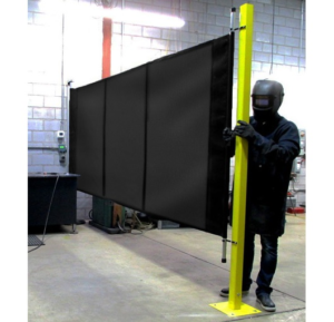 retractable laser barrier curtains